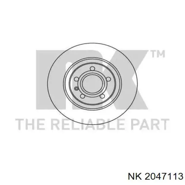 2047113 NK диск тормозной задний