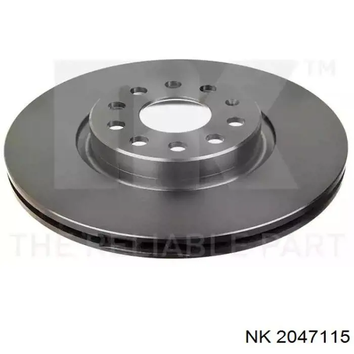 2047115 NK диск тормозной передний