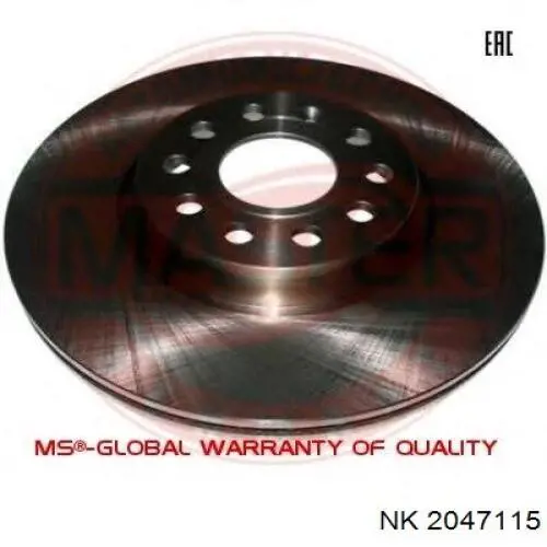 Тормоз дисковый передний NK 2047115 цена, от 47.75 USD