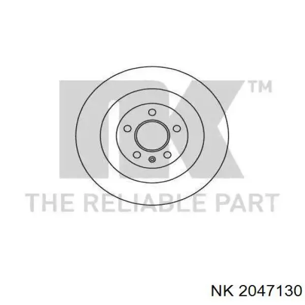 Тормозные диски 2047130 NK