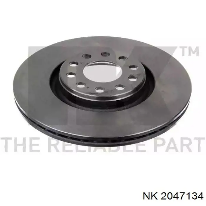 2047134 NK диск тормозной передний