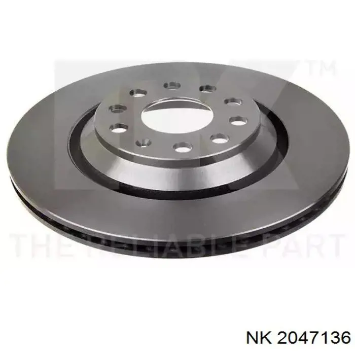 2047136 NK диск тормозной задний