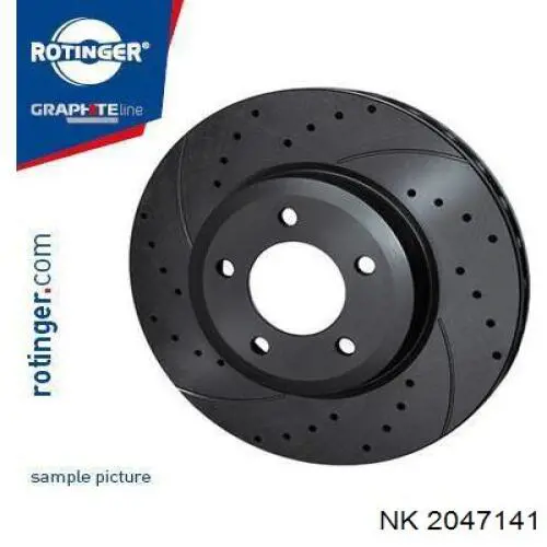 2047141 NK Диск тормозной передний