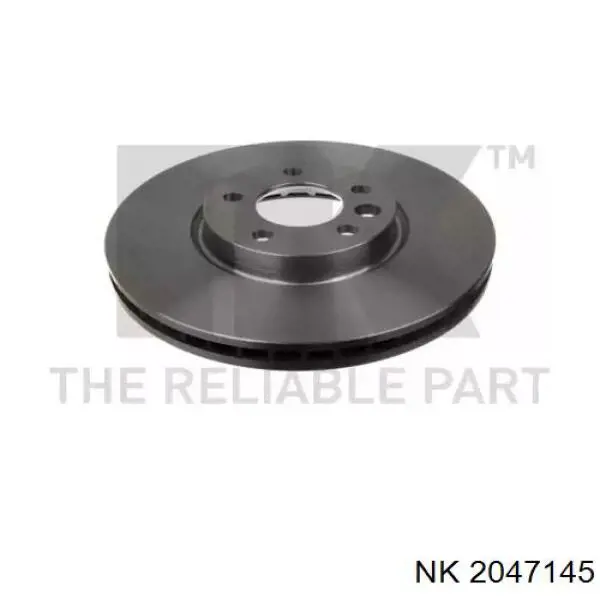 2047145 NK диск тормозной передний