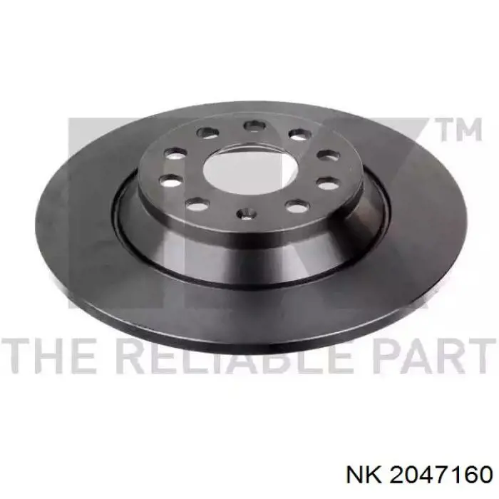 2047160 NK диск тормозной задний