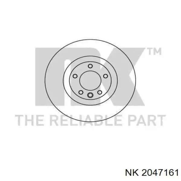 Передние тормозные диски 2047161 NK