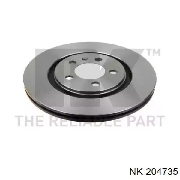 204735 NK диск тормозной передний