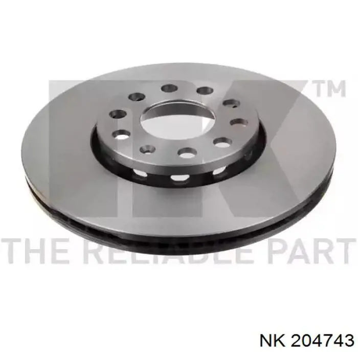 204743 NK диск тормозной передний