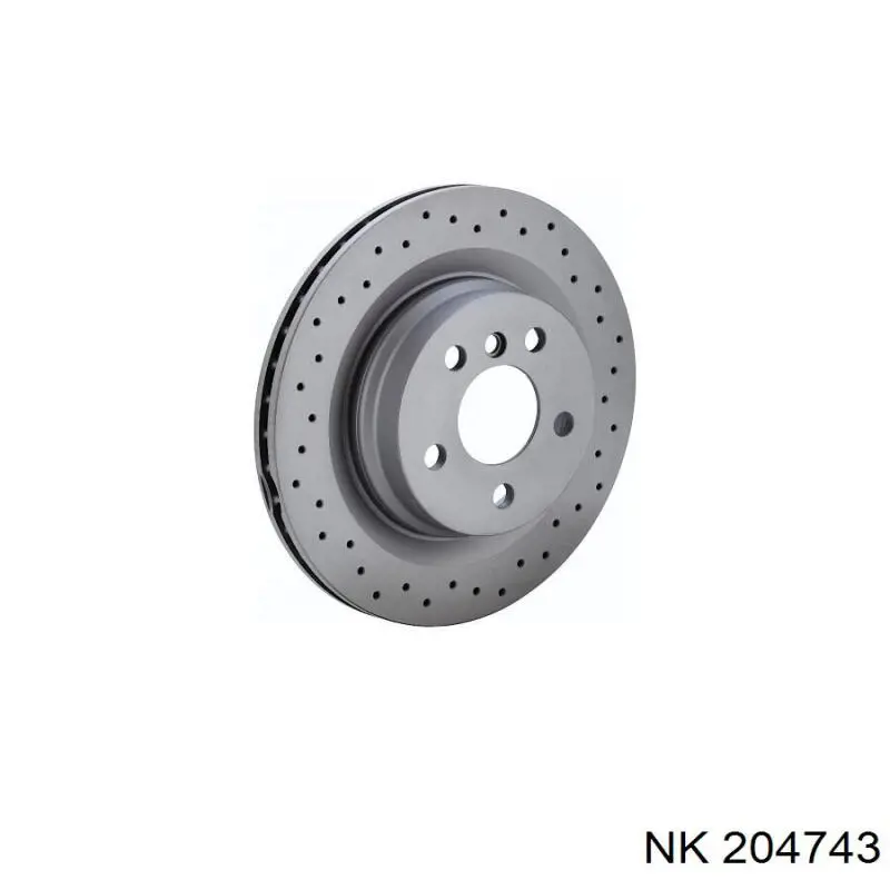 204743 NK Диск тормозной передний