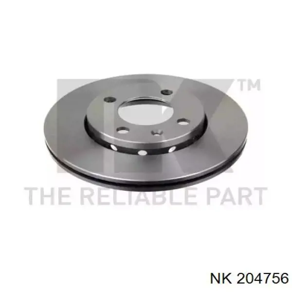 204756 NK диск тормозной передний