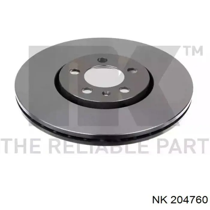 204760 NK диск тормозной передний