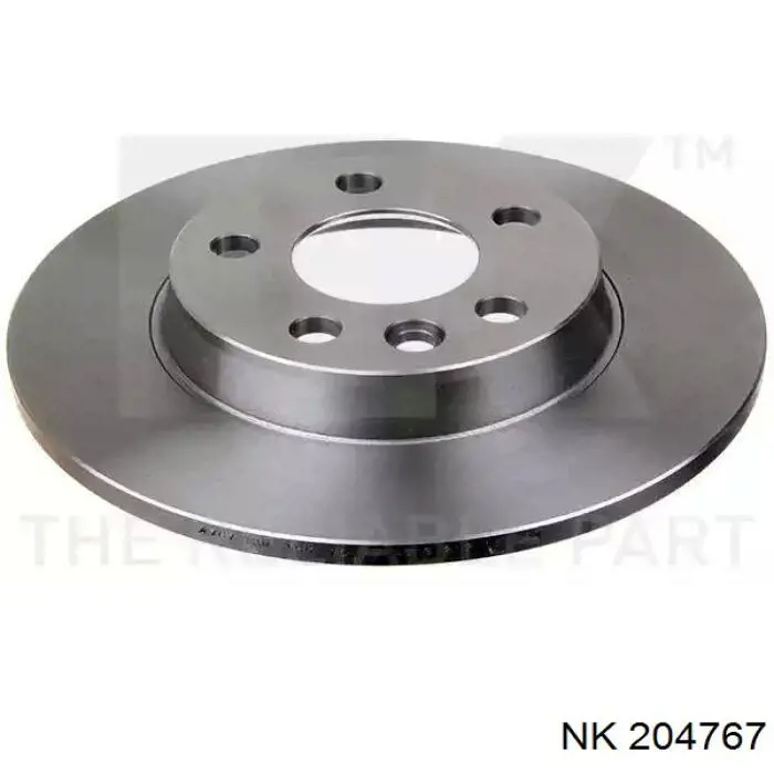 204767 NK диск тормозной задний