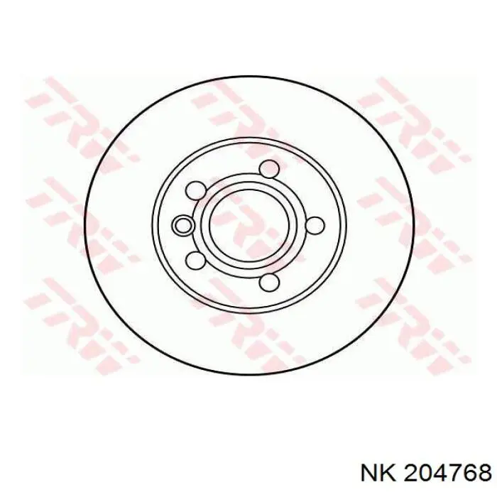 Передний тормозной диск NK 204768