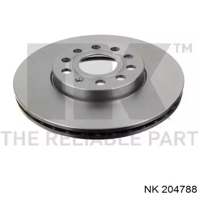 204788 NK диск тормозной передний