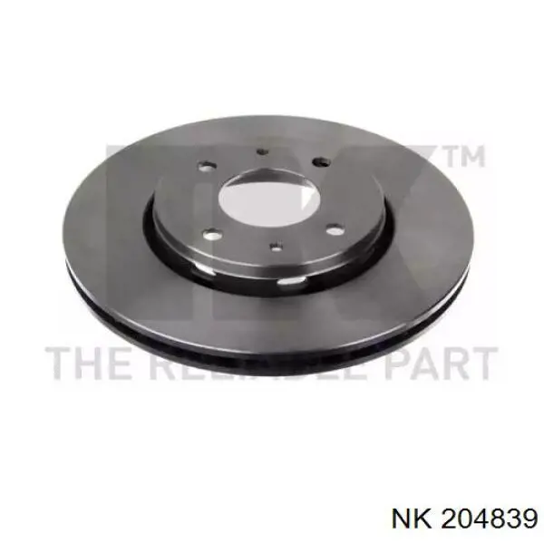 204839 NK диск тормозной передний