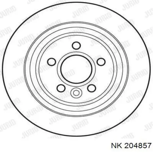 Тормозные диски 204857 NK