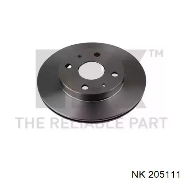 205111 NK диск тормозной передний