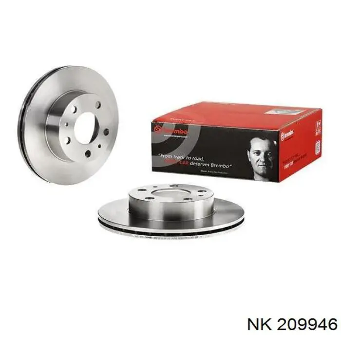 Передние тормозные диски 209946 NK