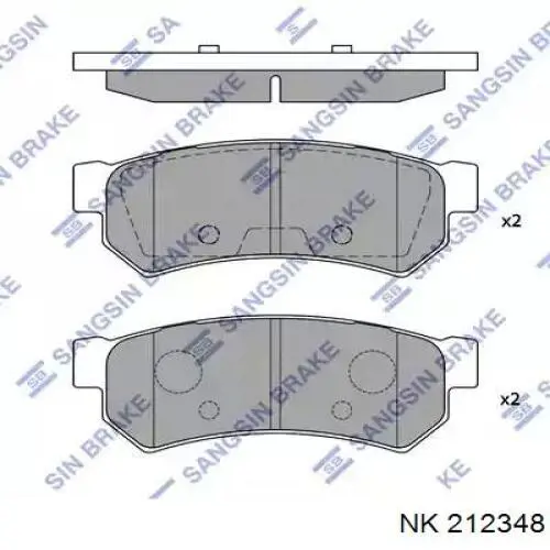 Задний правый суппорт NK 212348