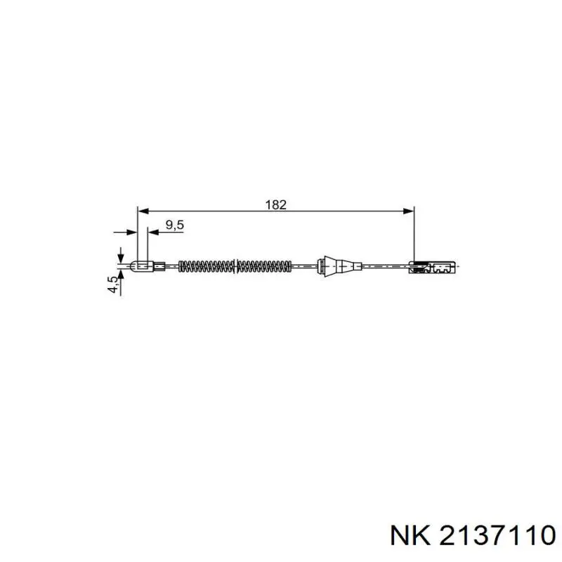 Тормозной суппорт NK 2137110 цена, от 65.79 USD