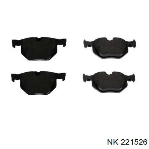 Купить 221526 NK Колодки тормозные задние, дисковые