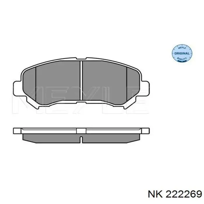 Колодки NK 222269 цена, от 26.16 USD