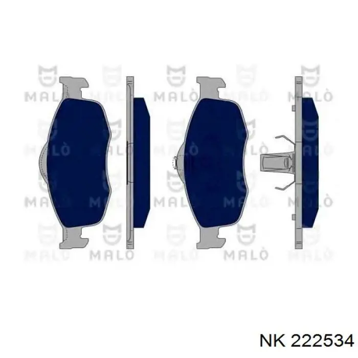 Купить 222534 NK Колодки тормозные