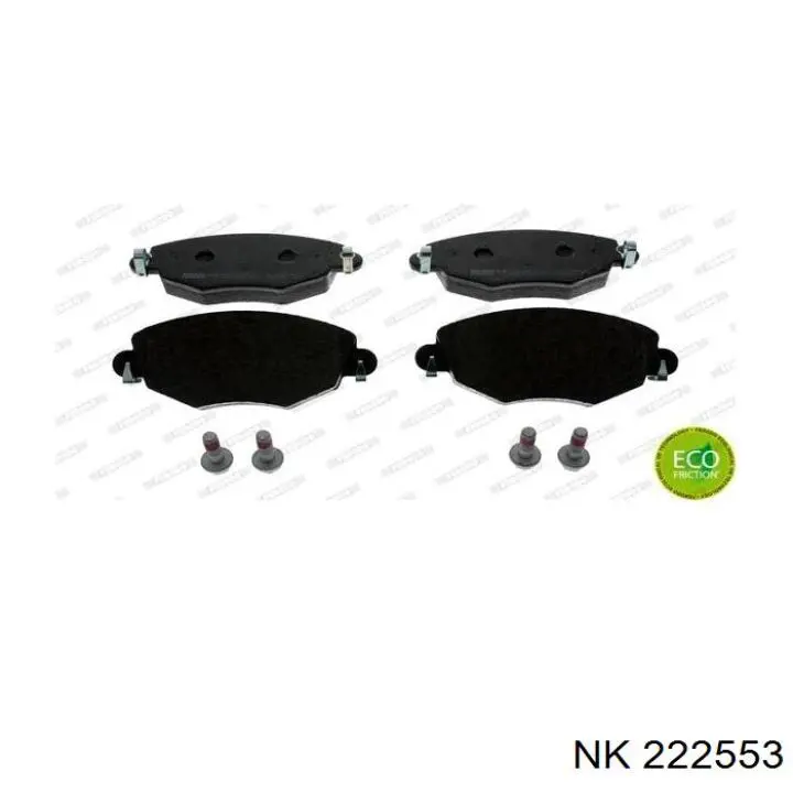Тормозные колодки NK 222553