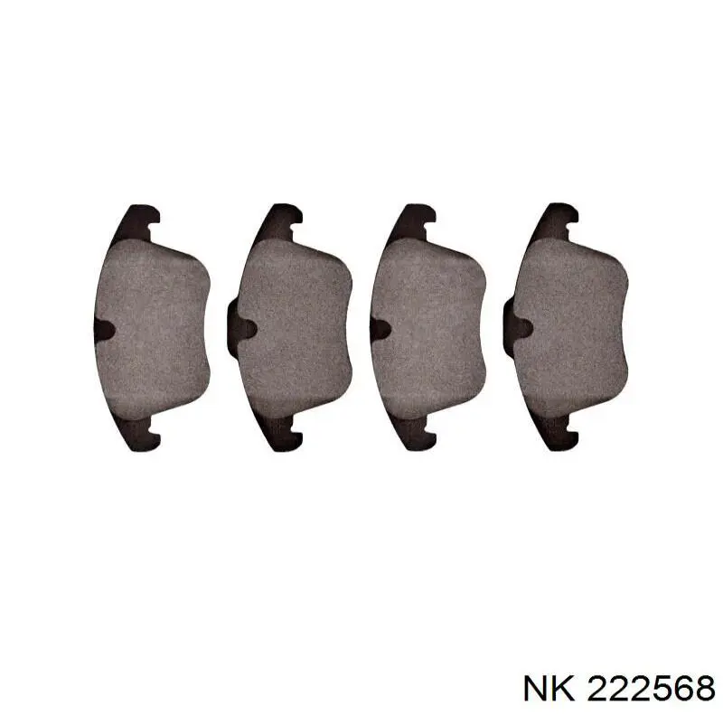 Купить 222568 NK Колодки тормозные