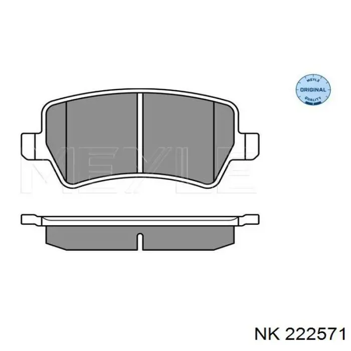 Колодки дисковые  NK 222571 цена, от 18.76 USD