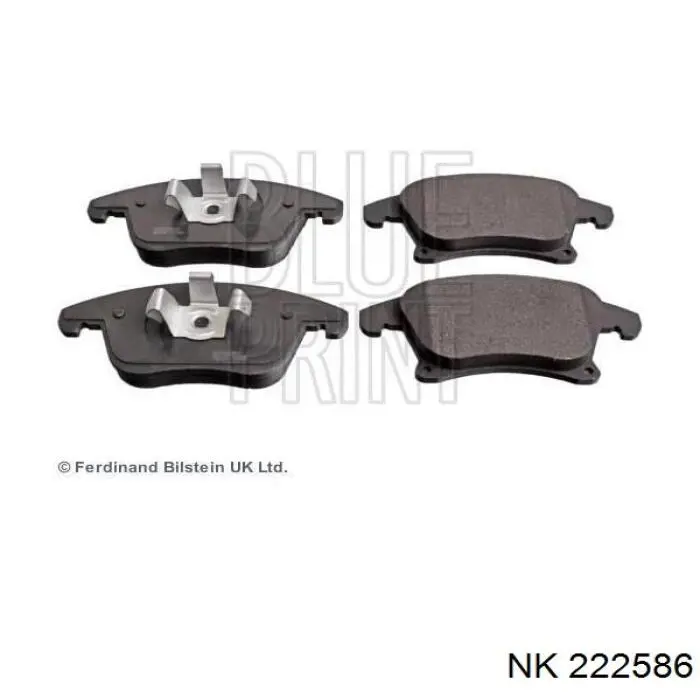 222586 NK Колодки передние