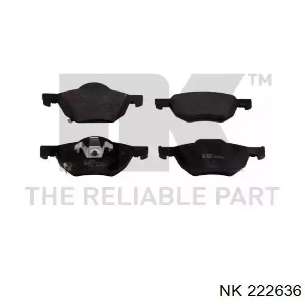 Купить 222636 NK Колодки тормозные