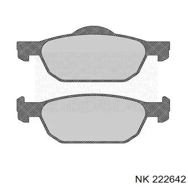 Передние тормозные колодки 222642 NK