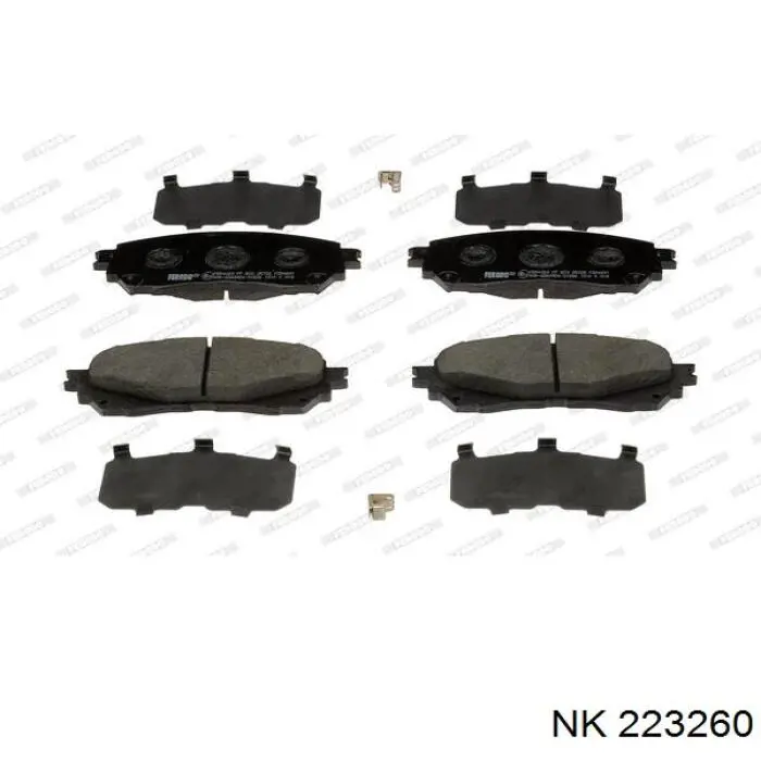 Колодки NK 223260 цена, от 38.18 USD