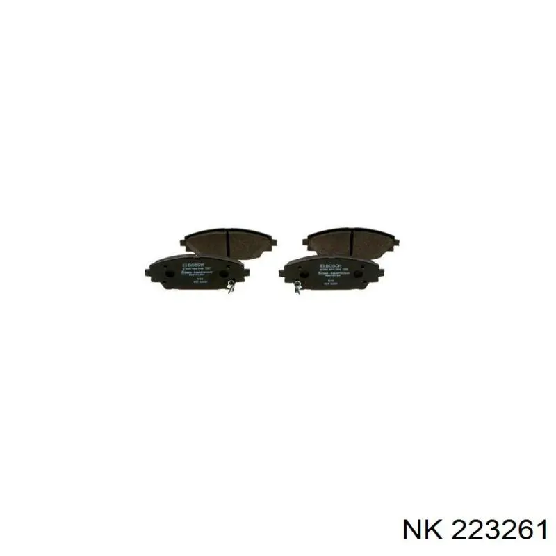 Передние тормозные колодки 223261 NK