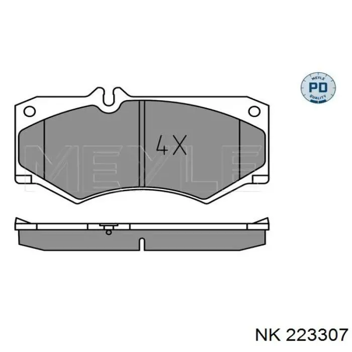 Колодки NK 223307 цена, от 14.68 USD