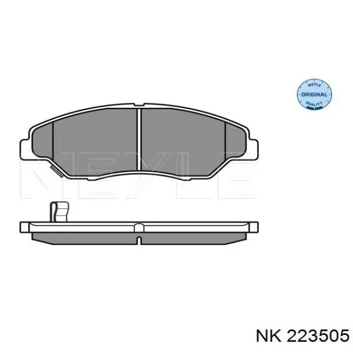 Купить 223505 NK Колодки тормозные
