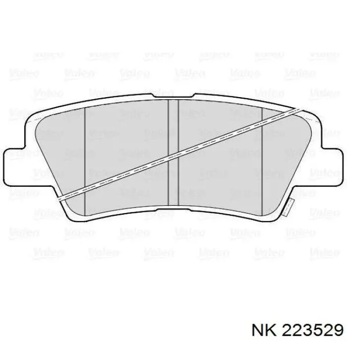 Купить 223529 NK Колодки тормозные задние, дисковые