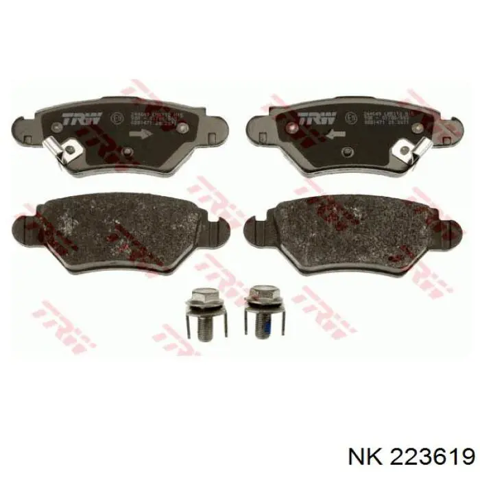 Колодки дисковые  NK 223619 цена, от 14.49 USD