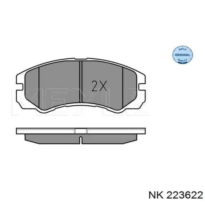 Купить 223622 NK Колодки тормозные
