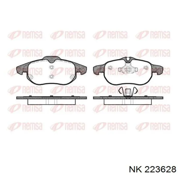 Купить 223628 NK Колодки тормозные