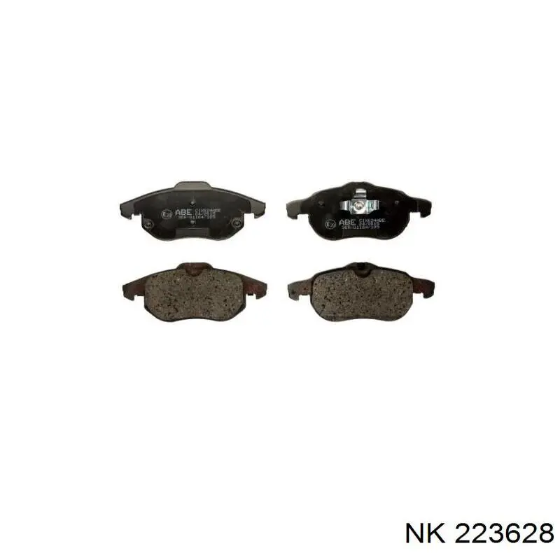 Передние тормозные колодки 223628 NK
