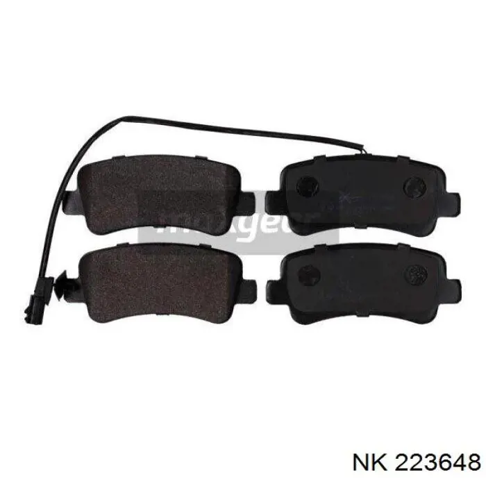 Задние тормозные колодки 223648 NK