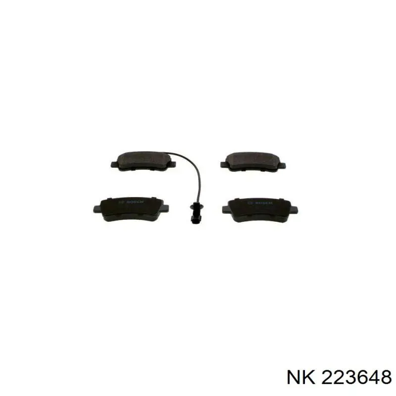 Задние дисковые колодки NK 223648
