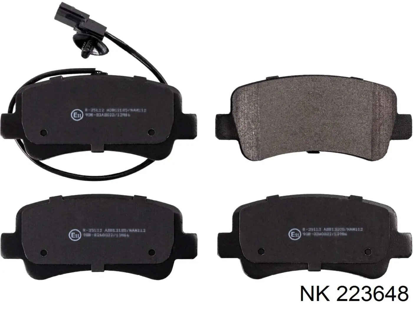 Колодки дисковые  NK 223648 цена, от 38.69 USD