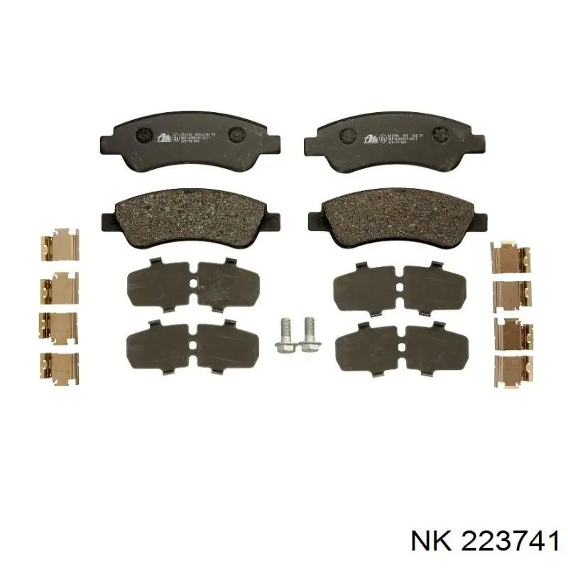 Передние тормозные колодки 223741 NK