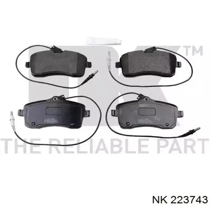 223743 NK Колодки передние