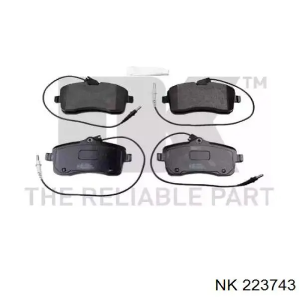 Купить 223743 NK Колодки тормозные