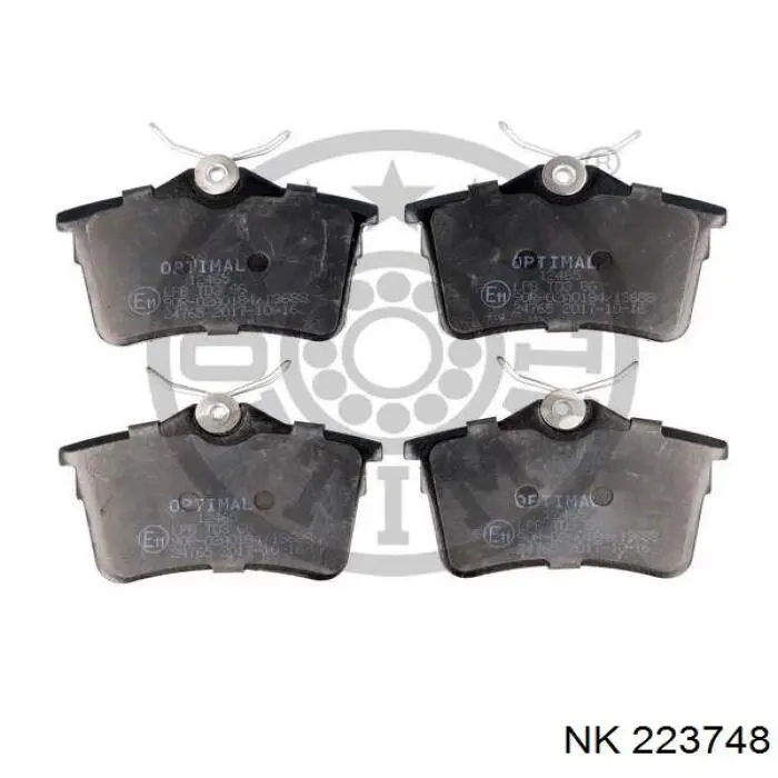 Колодки дисковые  NK 223748 цена, от 16.32 USD