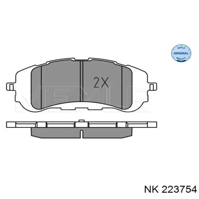 Колодки NK 223754 цена, от 33.45 USD